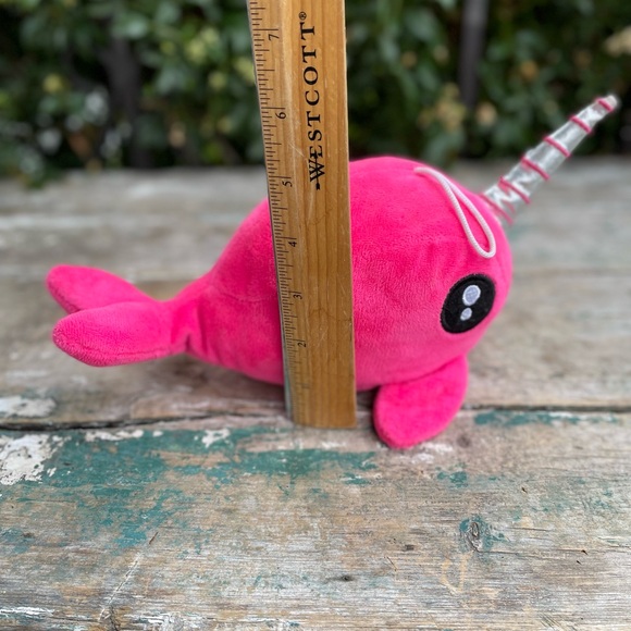 Pink whale unicorn stuffed animal plush peekaboo toys - Picture 5 of 6